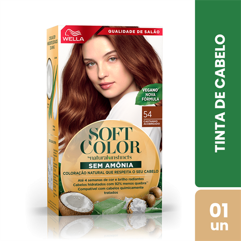 Coloração Soft Color 54 Castanho Acobreado