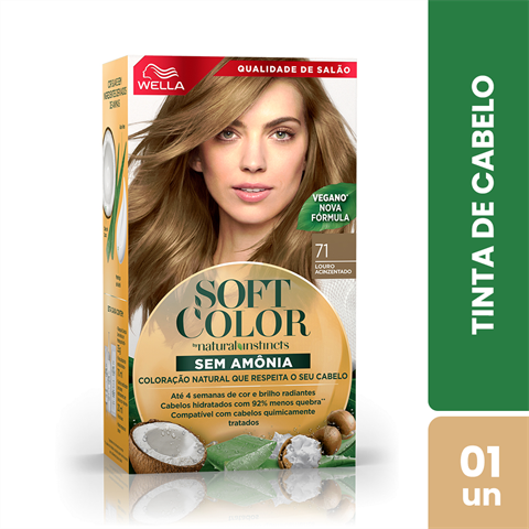 Coloração Soft Color 71 Louro Acinzentado