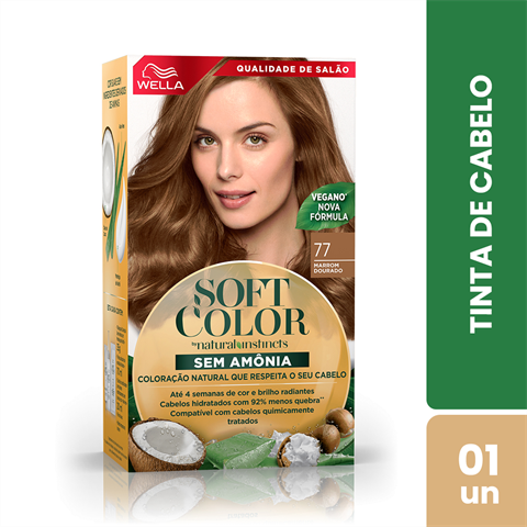 Coloração Soft Color 77 Marrom Dourado