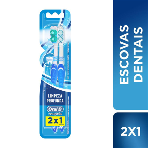 Escova Dental Oral-B Complete 40 Macia Leve 2 Pague 1 Unidades