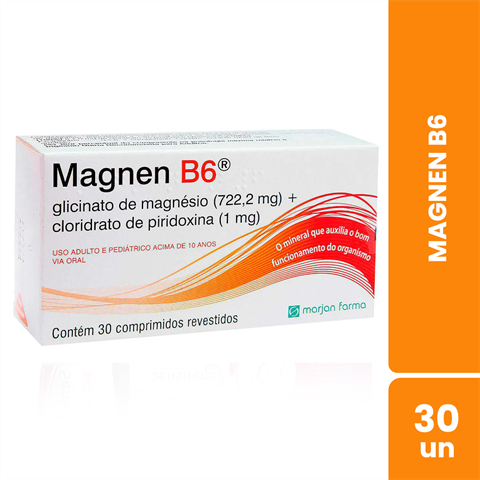 Magnen B6 Comprimido Revestido Com 30