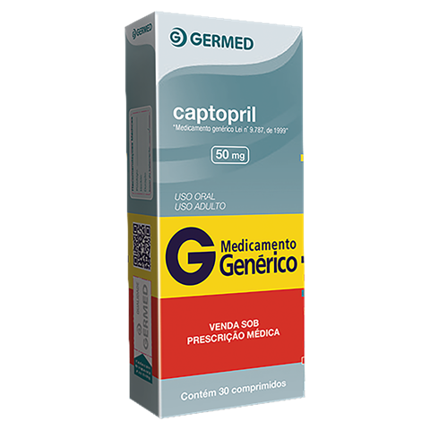 Captopril 50mg C/30 Comprimidos Germed