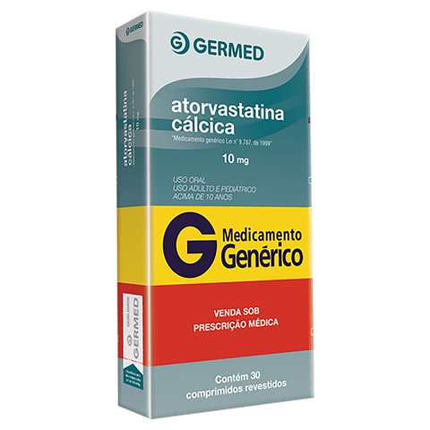 Atorvastatina Calcica 10mg C/30 Comprimidos Germed