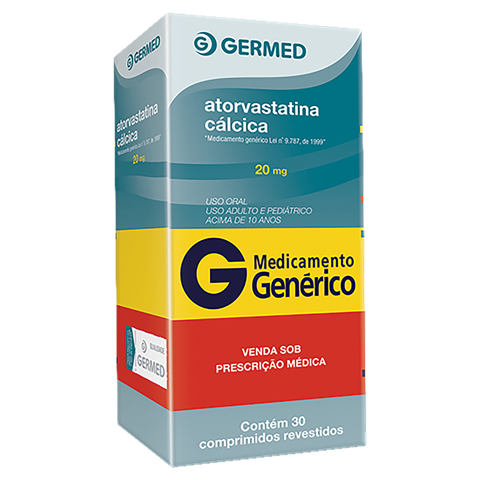 Atorvastatina Calcica 20mg C/30 Comprimidos gmd