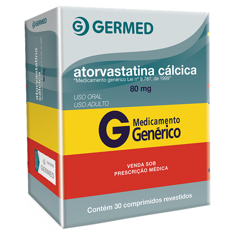 Atorvastatina Calcica 80mg C/30 Comprimidos Germed