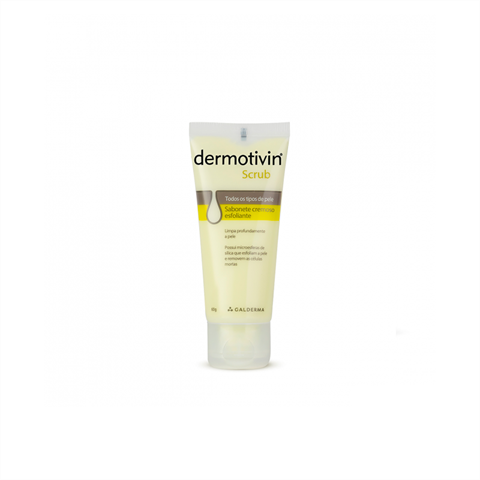 Sabonete Líquido Cremoso Esfoliante Dermotivin Scrub com 60g