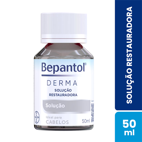 Solução Restauradora Bepantol Derma Ideal Para Cabelos Com 50ml