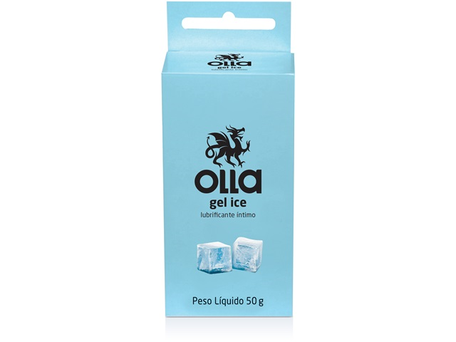 Gel Olla Lubrificante Íntimo Ice 50g