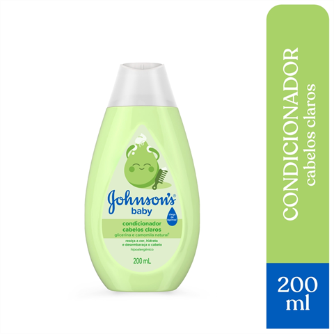 Condicionador Infantil Johnson's Baby Cabelos Claros 200ml
