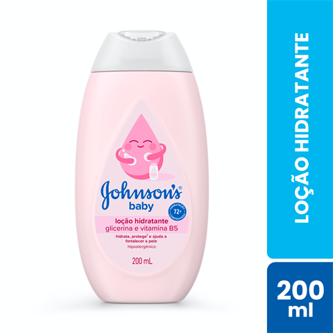Loção Hidratante Infantil Johnson's Baby Diário Com 200ml