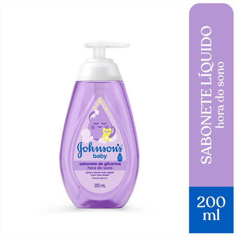 Sabonete Líquido Infantil Johnson's Baby Hora Do Sono Com 200ml