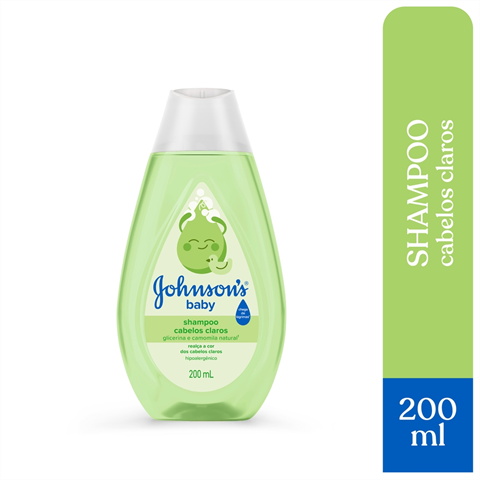 Shampoo Infantil Johnson's Baby Cabelos Claros 200ml