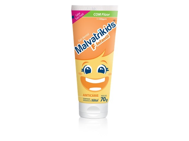 Gel Dental Malvatrikids F- Infantil Anticárie 70g