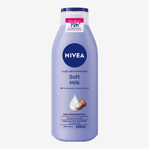 Hidratante Corporal Nivea Body Soft Milk Com 200ml