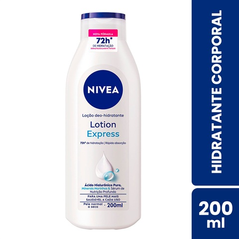 Loção Hidratante Corporal Nivea Lotion Express Com 200ml