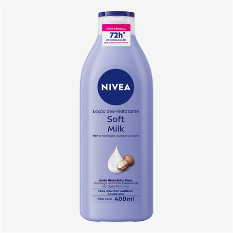 Hidratante Corporal Nivea Body Soft Milk Com 400ml