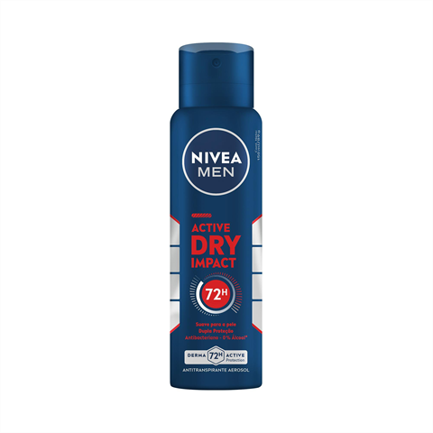 Desodorante Aerossol Nivea Dry Impact Masculino Com 150ml
