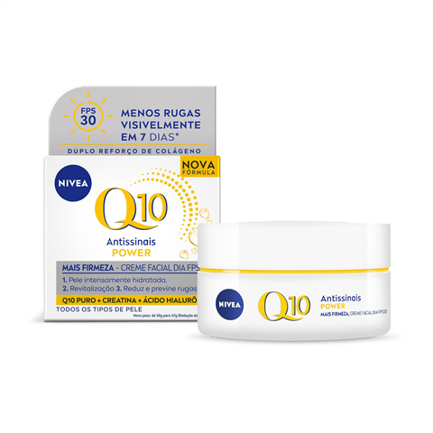 Hidratante Facial Nivea Visage Q10 Antissinais Dia Com 52g
