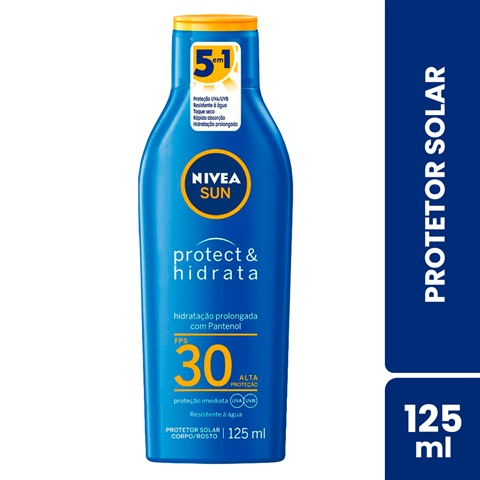 Protetor Solar Nivea Sun Protect & Hidrata FPS30 Com 125ml