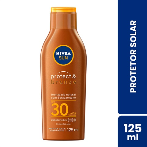 Protetor Solar Nivea Sun Protect & Bronze FPS30 Com 125ml