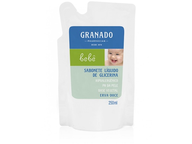 Sabonete Líquido Granado Bebê Erva Doce Refil 250ml