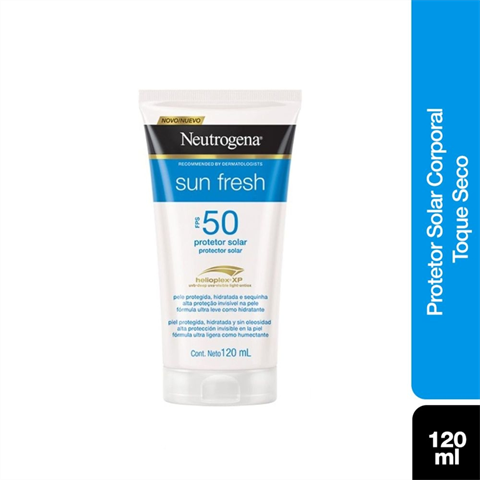 Protetor Solar Corporal Neutrogena Sun Fresh FPS50 Com 120ml