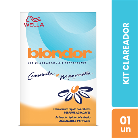 Kit Clareador De Cabelos Blondor Camomila E Manzanilla