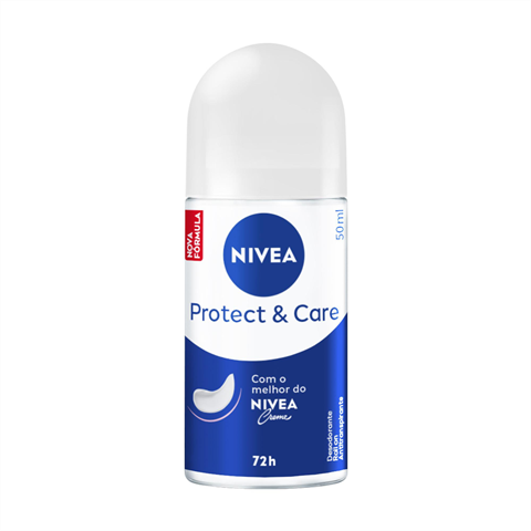 Desodorante Roll-On Nivea Protect & Care Feminino Com 50ml