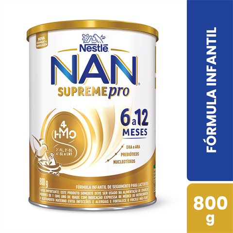 Fórmula Infantil Nan Supreme Pro 6 A 12 Meses Com 800g