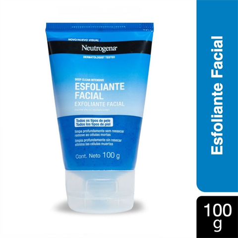 Gel Esfoliante Facial Neutrogena Deep Clean Intensive Com 100g