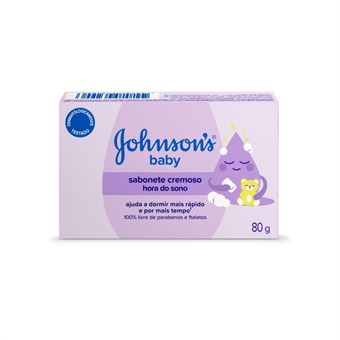 Sabonete Em Barra Johnson's Baby Hora Do Sono 80g