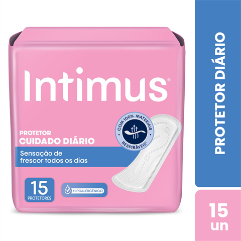Protetor Diário Intimus® Cuidado Diário - 15 un