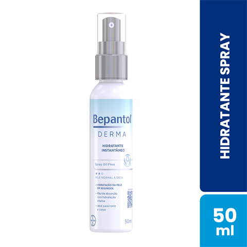 Hidratante Instantâneo Spray Bepantol Derma Com 50ml