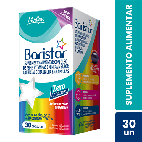 Suplemento Alimentar Baristar Com 30 Cápsulas