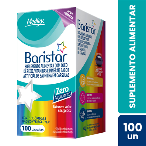 Suplemento Alimentar Baristar Com 100 Cápsulas