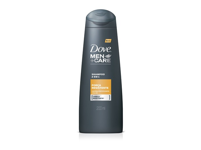 Shampoo 2 Em 1 Dove Men+Care Força Resistente Com 200ml