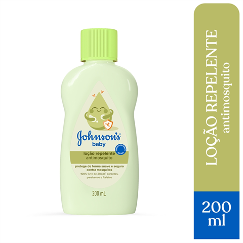 Loção Repelente Johnson's Baby Antimosquito 200ml