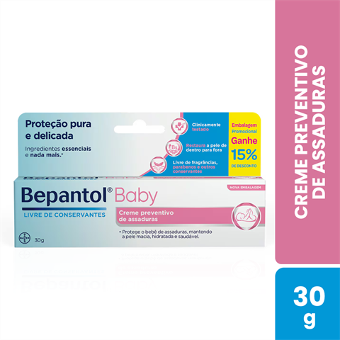 Creme Preventivo Para Assaduras Bepantol Baby Com 30g