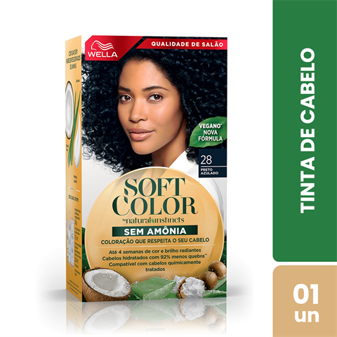 Coloração Soft Color 28 Azulado