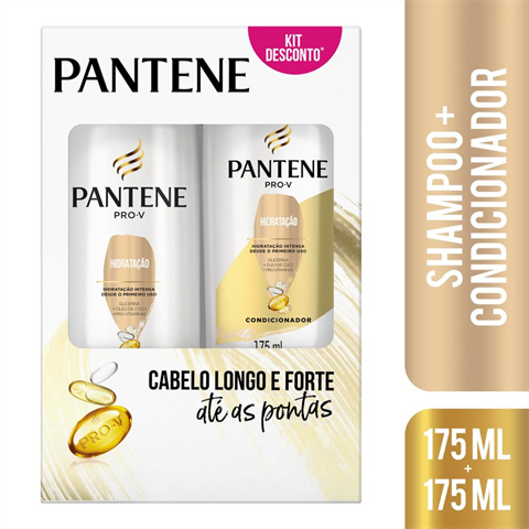 Kit Shampoo + Condicionador Pantene Hidratação Intensa 175ml