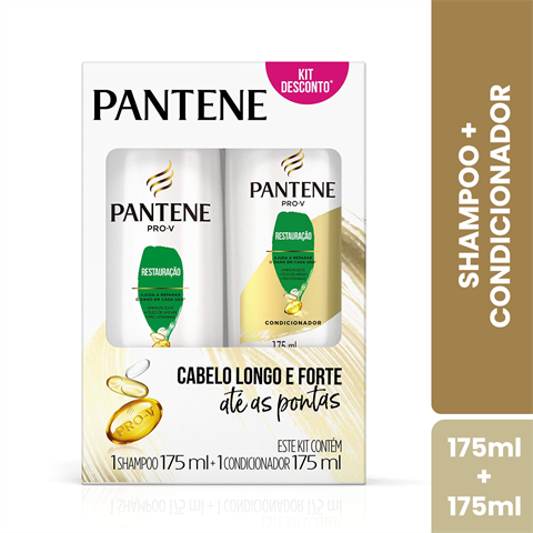 Kit Pantene Pro-V Restauração Shampoo 175ml + Condicionador 175ml