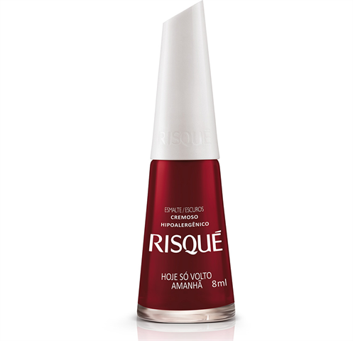 Esmalte Risqué Vermelho Cremoso Hoje So Volto Amanhã 8ml
