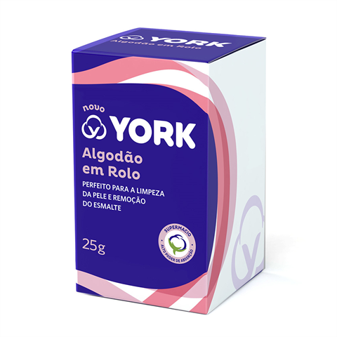 Algodão em Rolo York 25g