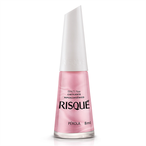 Esmalte Risqué Rosa Cintilante Pérola 8ml