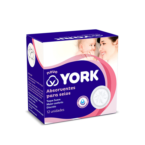 Absorventes Para Seios York 12 Unidades