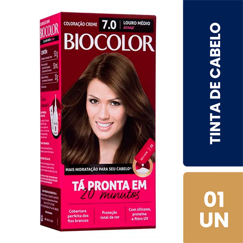 Coloração Biocolor 7.0 Louro Arraso
