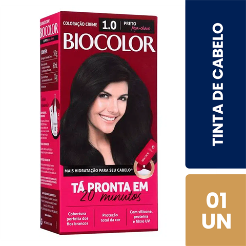 Coloração Biocolor 1.0 Preto Fundamental