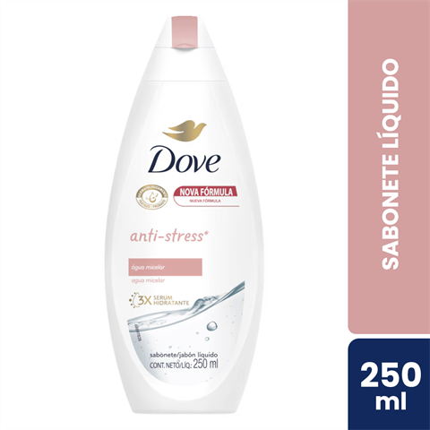 Sabonete Líquido Dove Anti-Stress Água Micelar Com 250ml