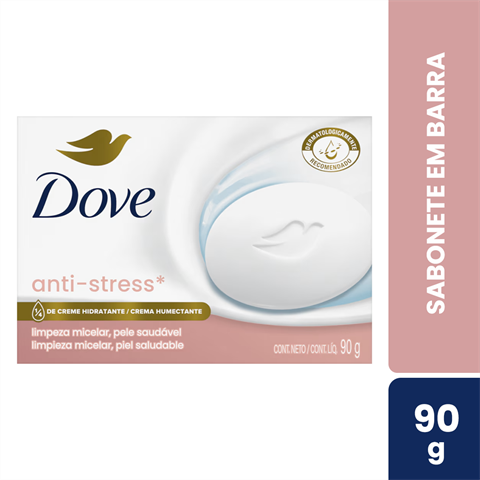 Sabonete Em Barra Dove Anti-Stress Com 90g
