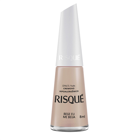 Esmalte Risqué Nude Cremoso Bege Eu Me Beija 8ml